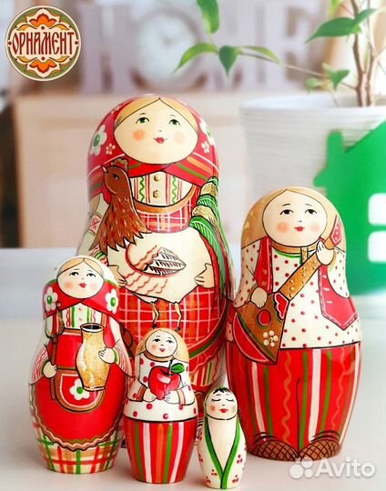 Матрешка классическая развивающая игрушка