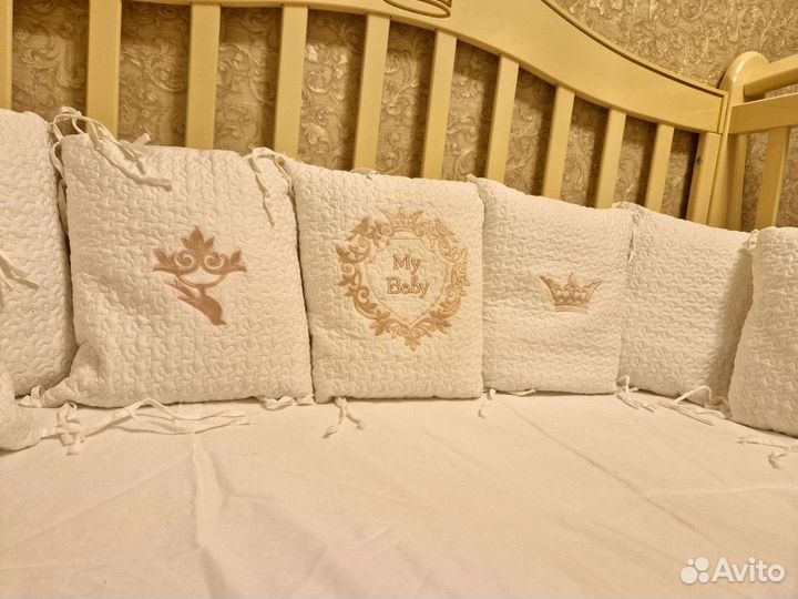 Бортики в детскую кроватку бу