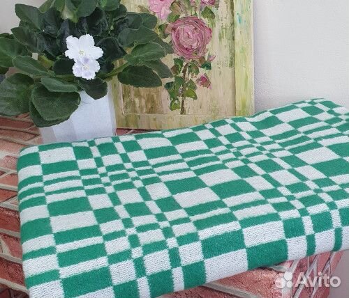 Одеяло байковое взрослое двуспальное 170х200 хлопо