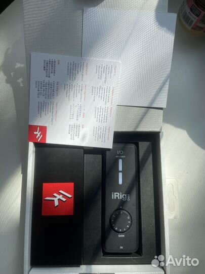 Irig pro I/O (звуковая карта/интерфейс)