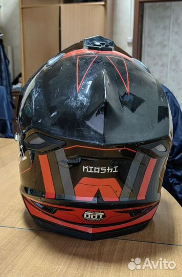 Мотошлем кроссовый, эндуро