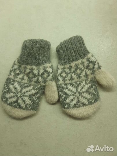 Варежки зимние детские