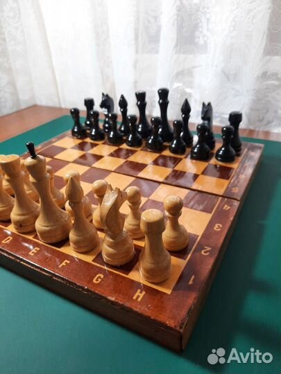 Шахматы СССР деревянные доска 30 см