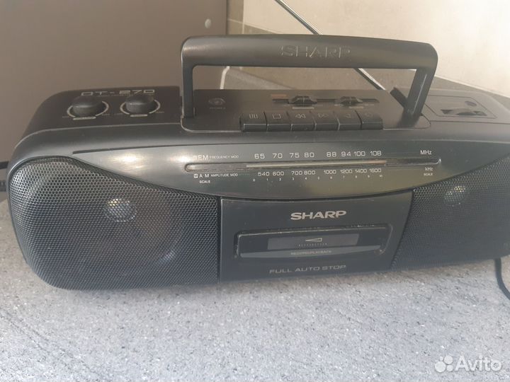 Магнитофон sharp qt-270
