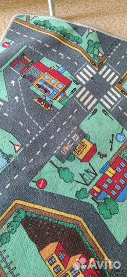 Ковер детский с дорогами