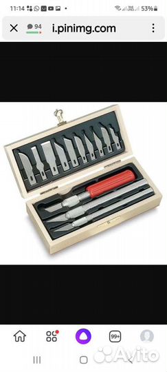 X acto набор ножей по дереву