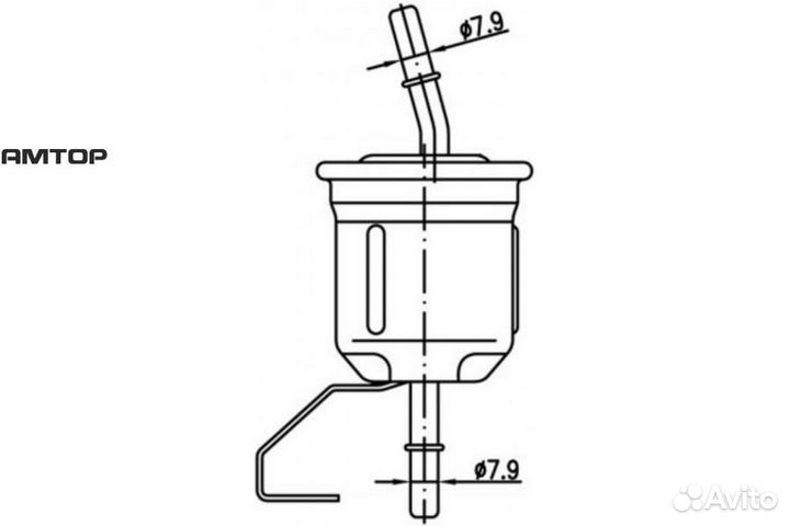 Azumi FSP21213 Фильтр топливный toyota land cruise