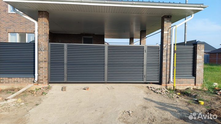 Заборы из жалюзи