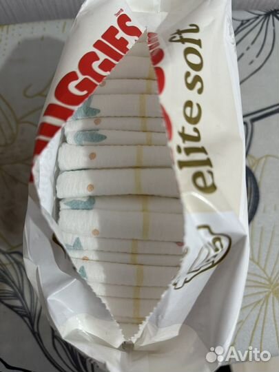 Памперсы Huggies elite soft