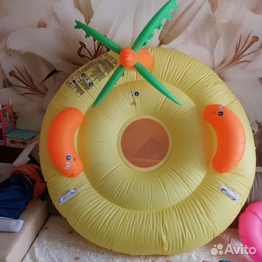 Матрас круг для плавания 120120 см