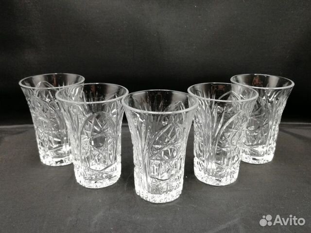 Хрустальные стопки хрусталь набор 5 шт. / 100 мл