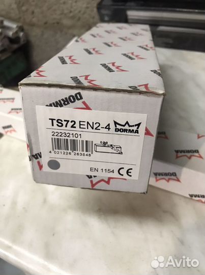 Доводчик dorma TS72 EN2-4 серый