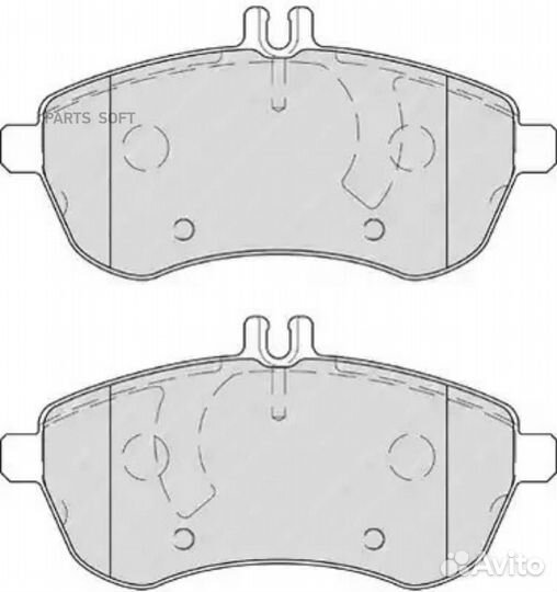 Ferodo FDB4199 FDB4199 колодки дисковые п.\ MB W20
