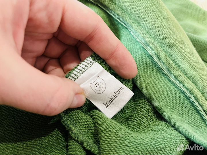 Комбинезон bambinizon 92 зеленый