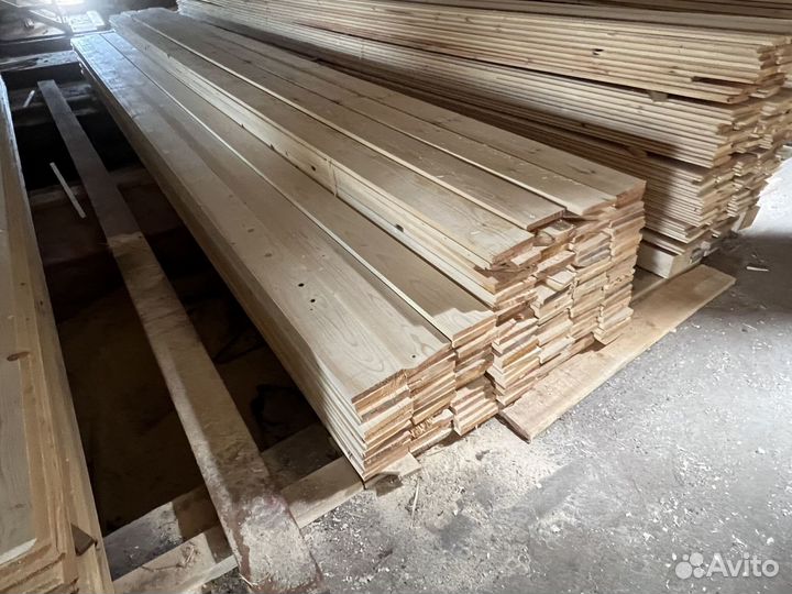 Доска сухая строганная 20 145 6000