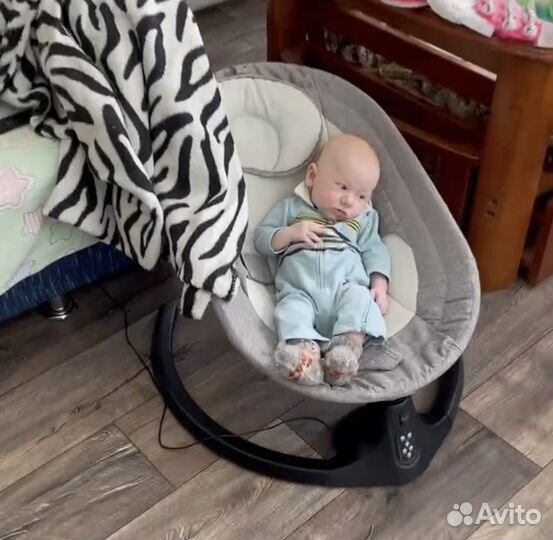 Детские электрические качели люлька