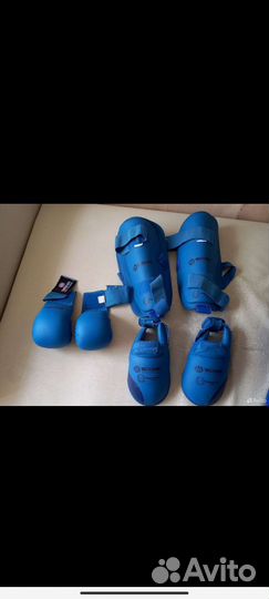 Защита голени и стопы для каратэ