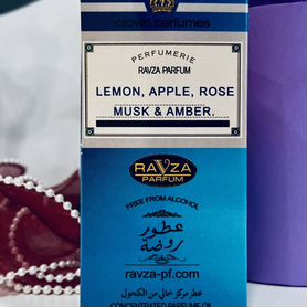 Масляные духи Z&R Lemon, Apple, Rose Musk, Amber