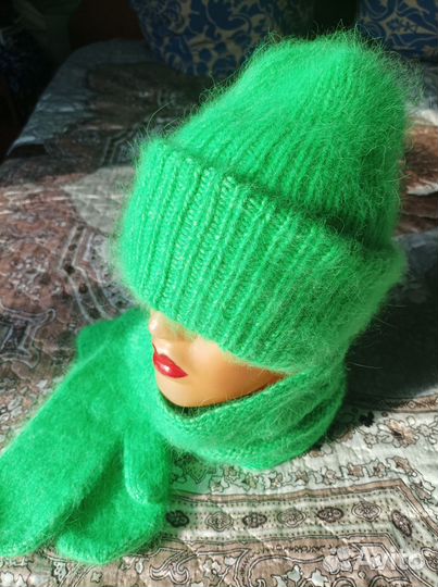 Шапка, варежки, снуд