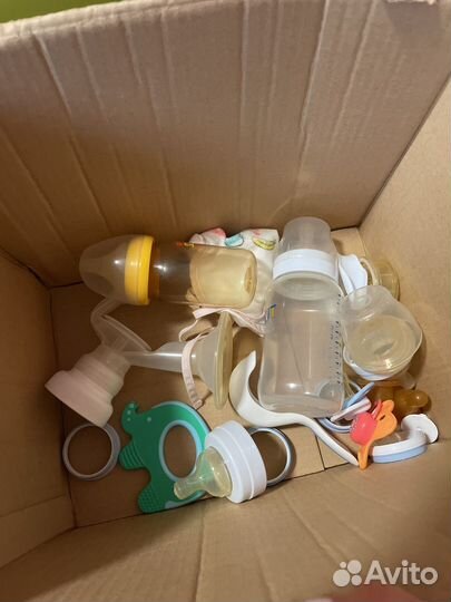 Молокоотсос, соски, бутылочка