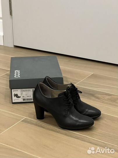 Ботильоны женские Ecco sculptured 39 кожаные