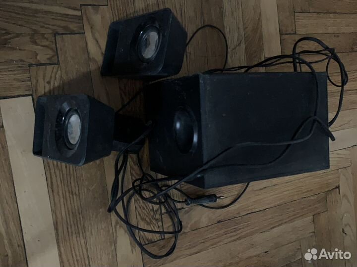 Компьютерные колонки 2.1 активные