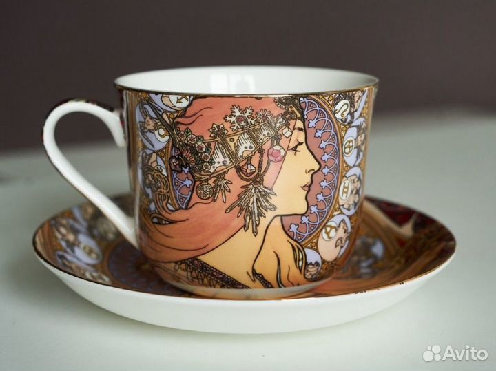 Чашка с блюдцем Lefard новая