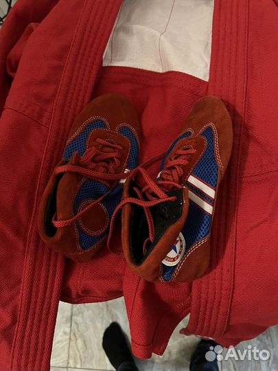 Самбовка, шорты, обувь