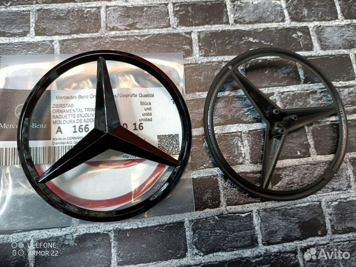 Эмблема mercedes на багажник