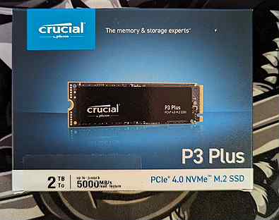 SSD NVMe 4.0 Crucial P3 Plus 2TB (новый)