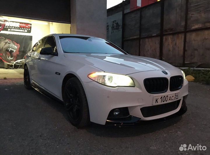 Передний сплиттер для bmw f10