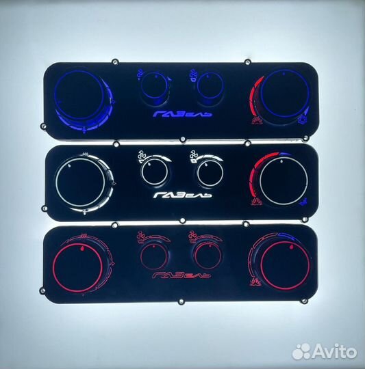 Блок управления отопителем на Газель