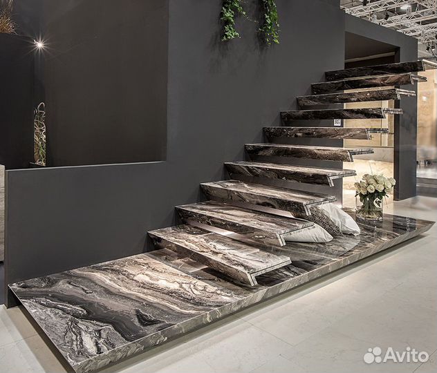 Ступени откосы столешницы из керамогранита