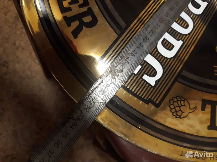 Старая винтажная вывеска пива tuborg,эмаль