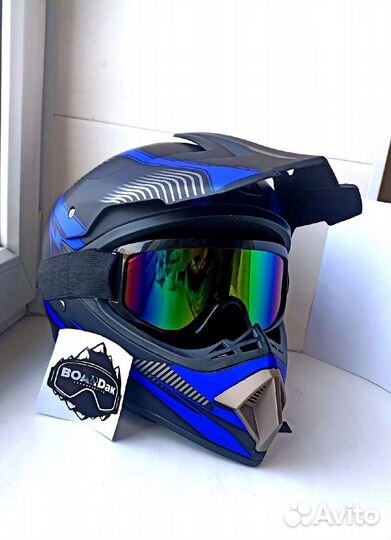 Мото очки новые,мото шлем кроссовый,мотошлем новый