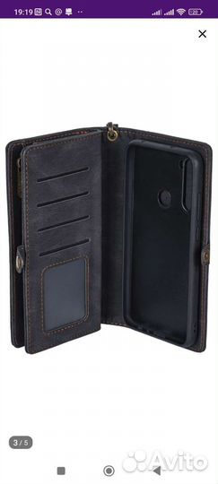 Чехол-книжка с кошельком на Redmi Note 8t