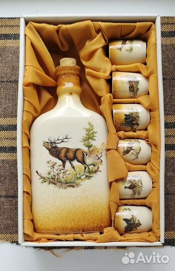 Набор подарочный керамический охотнику