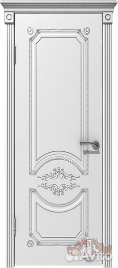 Межкомнатная дверь эмаль VFD Милана, глухая, Polar