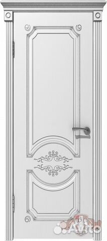 Межкомнатная дверь эмаль VFD Милана, глухая, Polar