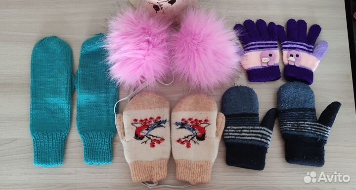 Варежки и перчатки детские