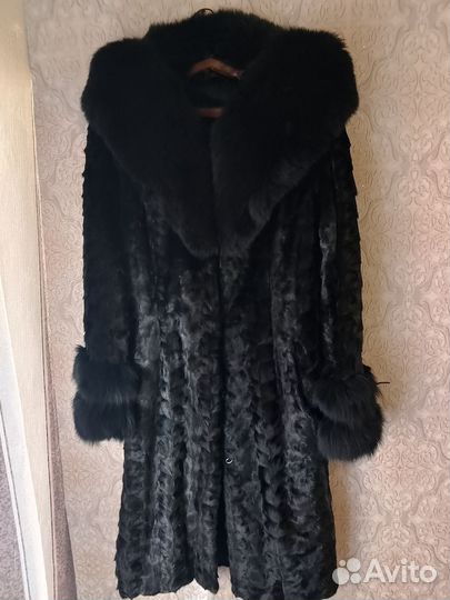 Шуба норковая 42 44 бу до колени