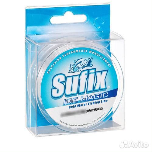 Леска Sufix Ice Magic 50м 0.105мм clear