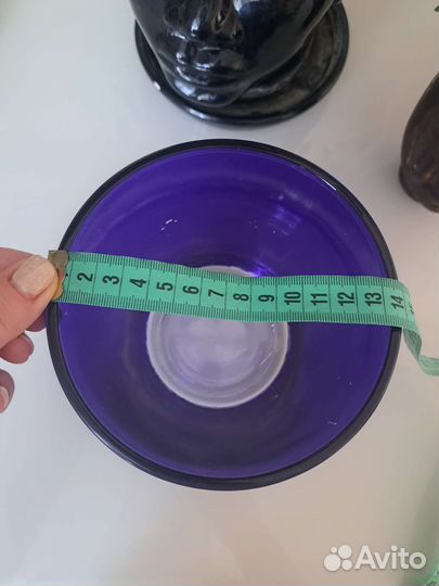 Кашпо стеклянное