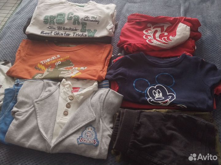 Детская одежда для мальчиков 92 98 пакетом