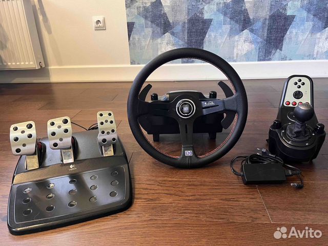 Игровой руль Logitech g27 купить во Владимире | Электроника | Авито
