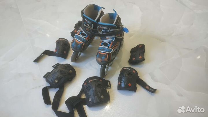Роликовые коньки раздвижные 31-36 размер
