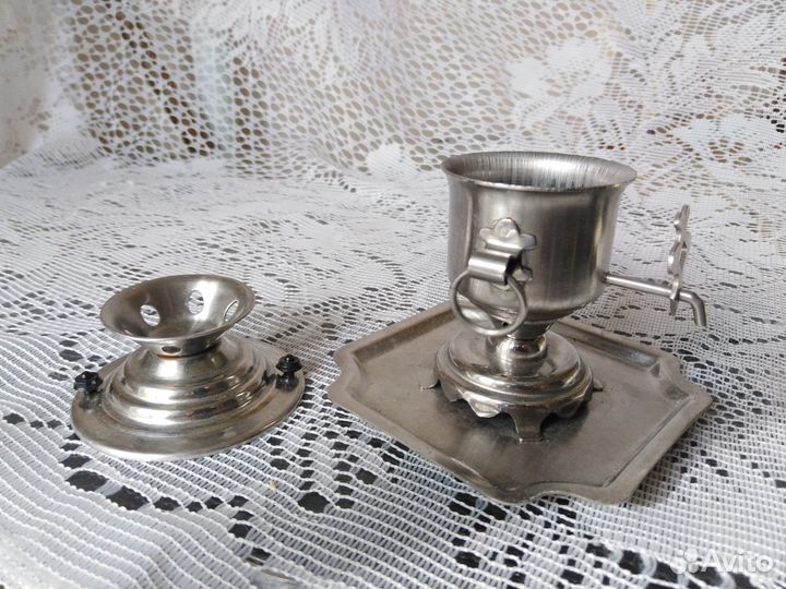 Самовар с подносом сувенирный Металл СССР