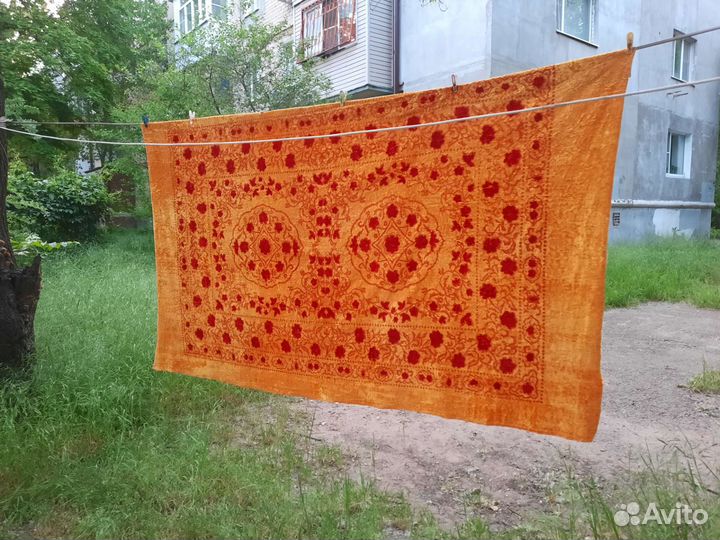 Ковер- пкрывало плюшевое эпохи СССР