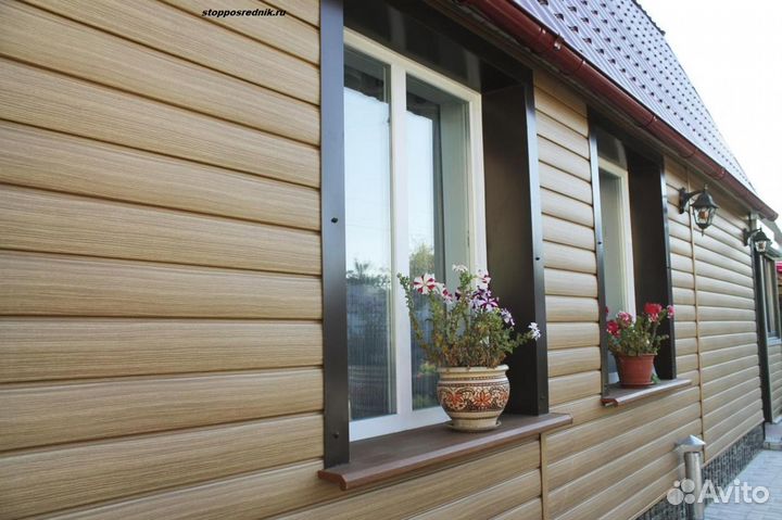 Сайдинг виниловый блок-хаус Тундра Клён