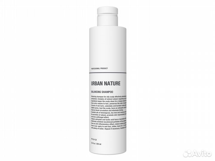 Шампунь для жирной кожи головы Urban Balancing